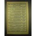 1902 The Macmillan Company Ad - Latest announce...