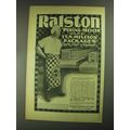 1903 Ralston Ad - Purina Flour, Crisps, Oats, B...