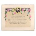 BIRTHDAYS EVERY DAY poem vintage one sided card...