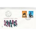 Luxembourg 1974 Europa Sculptures FDC special c...