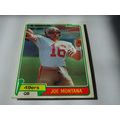 1981 Topps Football Card # 216 Joe Montana Very...