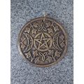 Wiccan/Pagan Pentagram Wall hanging plaque / de...