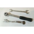 Facom 1/2" drive ratchet s.151 17mm 19mm open e...