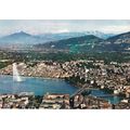 Geneve Ville Switzerland Postcard posted creased