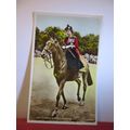 QUEEN ELIZABETH II ON HORSEBACK unused postcard...