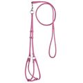 Dog Pet Leather Round Step-In Harness/Lead W1/4...