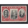 Sarawak KGVI 1946 Centenary 50c Black Scarlet M...