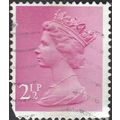 GB, Queen Elizabeth Machin, pink 1971, 2½p, #2