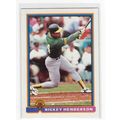 1991 Bowman Rickey Henderson baseball card #213...