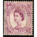 Great Britain 1958 Queen Elizabeth II 6d Used S...