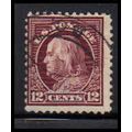 Used 512 12c Benjamin Franklin Average Plus K0307