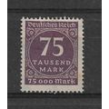 Germany.SG314 75T Purple.Mounted Mint.Nov21