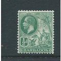 barbados stamps sg171 sg 171 hm yellowish gum