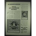 1947 Cities Service Oil Ad - Air Compressor Lubrication