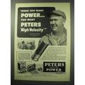 1950 Peters High Velocity Shotgun Shells Ad - P...