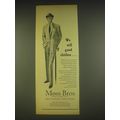 1963 Moss Bros Lightweigh suits Ad - We sell good clothes