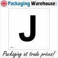 MA552 LETTER CHARACTER J SIGN WAREHOUSE SHELVIN...
