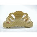 Gold glitter hair claw clamp clip for fine thin...