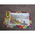 Clan Buchanan Tartan Postcard - Head of Loch Lo...