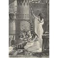 A CONCERT IN OLD EGYPT 1885 Antoine Colbet - A....
