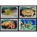 Bequia WWF Caribbean Reef Crustaceans 4v 2010 M...