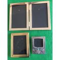Job Lot Of 4 Photo Picture Frames With Glass