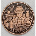 1 Oz AVDP Copper Collectible Clean Hands Dirty ...