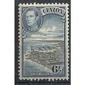 Ceylon 1938 SG388 6c Black & Blue Mounted Mint ...