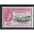 Falkland Islands Dep SgG32 1953 4d Black & Purp...