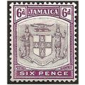 Jamaica 1911 SG44 6d Dull & Bright Purple Mount...