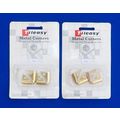 4 (2 PAIRS) TILE TRIM CORNERS 7mm DEPTH, METAL ...