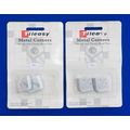 4 (2 PAIRS) TILE TRIM CORNERS 7mm DEPTH, METAL ...