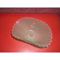 DISH GLASS LIGHT GREEN FLUTED DESIGN (14/01)