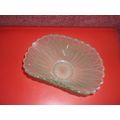 DISH GLASS LIGHT GREEN FLUTED DESIGN (14/03)