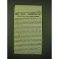 1902 Postum Food Coffee Ad - Are you ambitious?