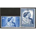 1948 SG493-494 Royal Silver Wedding Set Mounted...
