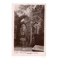 SUPERB REAL PHOTOGRAPHIC POSTCARD OF CHOIR RUIN...