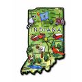 Indiana The Hoosier State Artwood Jumbo Fridge ...