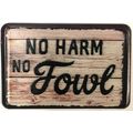 No Harm No Fowl Metal Fridge Magnet