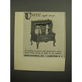 1952 Union-National Unite Night Stand Advertisement
