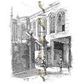 Crosby Hall, London, Book Illustration 1891, MO...