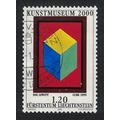 Liechtenstein 'Cube' Painting by Sol LeWit Inau...