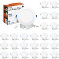 24Pack 6 Inch 5CCT Ultra-Thin LED Recessed Ceil...