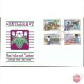 Montserrat FDC 1985 - SG 645-648 - Sea Island C...