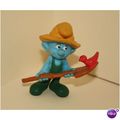 2011 McDonalds Smurfs Farmer Smurf