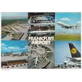 Multi View Frankfurt Airport Inc Aricraft Postc...