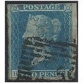 1841 SG14 2d Blue 3 Large, 1 Close Margins Fine...