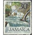 JAMAICA, Dunn's River Falls Ocho Rios, blue 197...