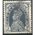 India 1937 - SG 247 - KGV1 3p slate - used 5