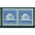 1520 10c Jefferson Memorial Fine MNH CLP B0776